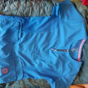 Blue Koi scrub medium